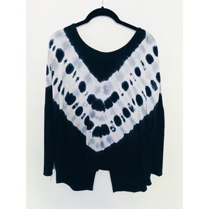 Tie dye long sleeve top